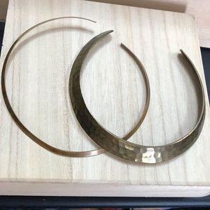 Bronze choker necklace set